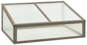 vidaXL Estufa 100x65x40 cm madeira de abeto