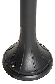 Lanterna de Exterior Clássica Preta 125 cm IP44 - Daphne