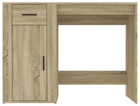 Secretária 100x49x75 cm derivados de madeira carvalho sonoma