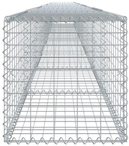 Cesto gabião com cobertura 900x50x50 cm ferro galvanizado