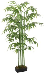 358996 vidaXL Árvore de bambu artificial 240 folhas 80 cm verde