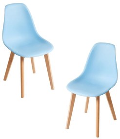 Pack 2 Cadeiras Kelen - Azul claro