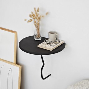 Prateleira Leo – Preto Antracite – 35x35 cm