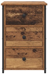 Mesa de Madeira Velha Madeira Velha MDF, Madeira de Partícula, Metal