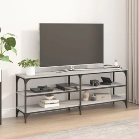 vidaXL Móvel para TV 140x30x50 cm derivados de madeira cinzento sonoma