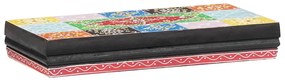 vidaXL Conjunto de 3 Prateleiras de Parede 100x20x6 cm Madeira Sólida Manga