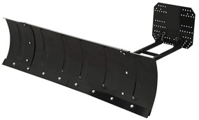 vidaXL Limpa-neves para ATV 150x38 cm preto