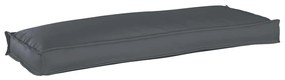 vidaXL Almofada de Palete para Banco Antracite 110x40x8 cm Tecido Oxford