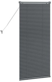 Persiana de Janela Cinzento-escuro 60 x 130 cm Alumínio