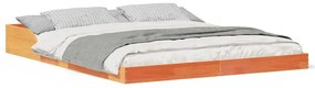 Estrutura da Cama Castanho-mel 140 x 220 cm