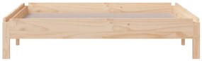 Cama empilhável 100x200 cm madeira de pinho maciça