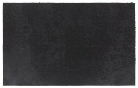 Tapete de porta 50x80 cm fibra de coco tufada preto