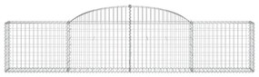 Cestos gabião arqueados 25pcs 300x30x60/80 cm ferro galvanizado