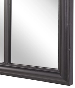Espelho de parede em metal preto 62 x 113 cm TRELLY Beliani