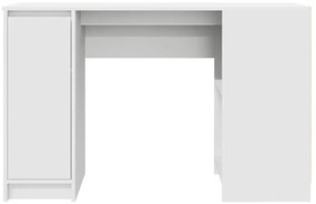 Secretária 120x42x76 cm derivados de madeira branco