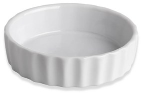 Forma Tarte Porcelana Degustacion Branco 12X3.5cm