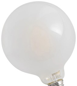 Lâmpada LED inteligente E27 regulável G125 vidro fosco 7W 806 lm 2700-6500K