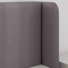 Orelhas da Cabeceira 2 pcs Cinzeto 40 x 16 x 5 cm