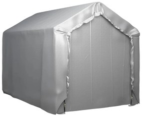 Tenda de armazenamento 180x300 cm aço cinzento