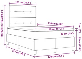 Cama Box Spring Creme Cama de Casal Pequena Tecido
