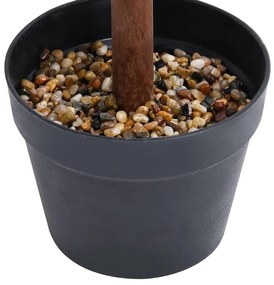 Planta artificial buxo em forma de esfera com vaso 90 cm verde