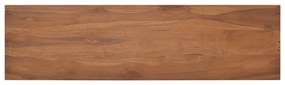 Móvel de TV 110x30x50 cm madeira de teca maciça