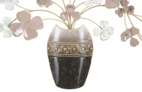 Painel decorativo 3D VASO DE PAREDE EM FERRO CM 87,5X6X46 MULTICOLOR