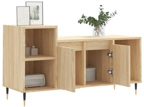 Móvel p/ TV 100x35x55 cm derivados de madeira carvalho sonoma