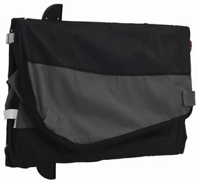Reboque para bicicleta 30 kg ferro preto