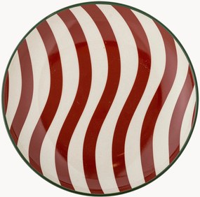 Pratos de sobremesa pintados à mão Jolly, conjunto de2