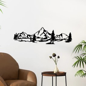 Acessório Decorativo de Parede Landscape 4 – Preto – 20 x 70 cm