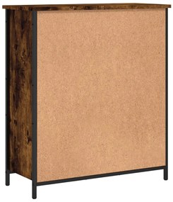Aparador 70x30x80 cm derivados de madeira cor carvalho fumado