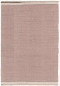 Tapete em lã artesanal de pelo curto Karla