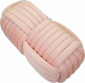 Puff Softy Pink - Veludo Rosa - 90 cm x 45 cm x 45 cm