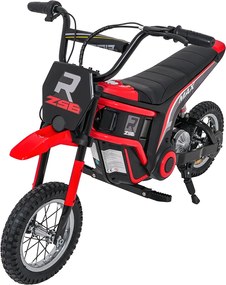 Mota eletrica bateria 350W para Crianças RZ56 MAX Rodas Ar, Couro ecológico Vermelha