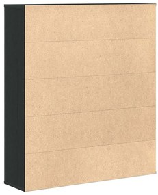 Estante 89x24x101,5 cm derivados de madeira carvalho preto