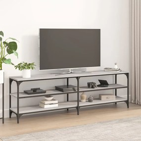 Móvel de TV 160x30x50 cm derivados de madeira cinzento sonoma