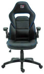 Cadeira Gaming GM400 Preto/Azul MUVIP