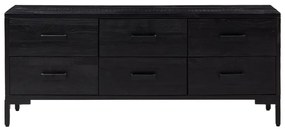 Armário de arrumação 110x30x45 cm pinho maciço preto