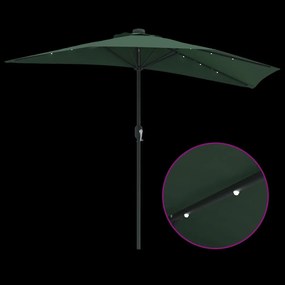 Parasol de Jardim Meio Verde Médio