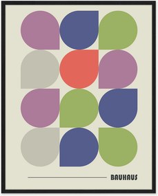 Impressão digital emoldurada Bauhaus Poster