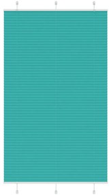 vidaXL Plissado Cego Gasolina verde 120x200 cm Largura Tecido 119,4 cm