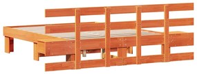 Estrutura da Cama com gaveta Castanho 120 x 200 cm