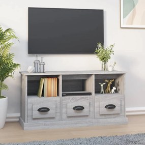 Móvel de TV 100x35x50 cm derivados de madeira cinzento sonoma
