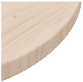 Tampo de mesa pinho maciço Ø40x2,5 cm