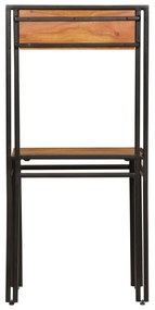 Cadeiras de jantar 2 pcs madeira de acácia maciça