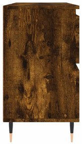 Armário casa de banho 80x33x60 cm deriv.madeira carvalho fumado