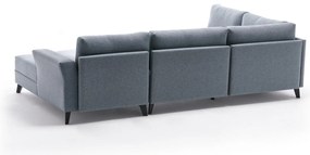 Sofá-Cama de Canto Eris – Azul – 300 x 78 x 202 cm