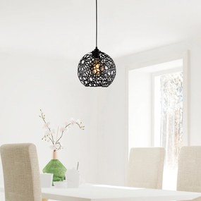 Chandelier Fellini – Preto – 25 cm