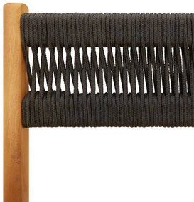 3 pcs conjunto de bistrô polipropileno/madeira maciça preto